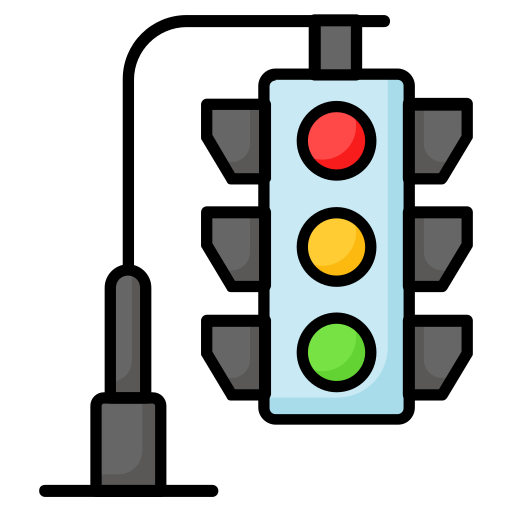 Traffic lights Generic color lineal-color icon