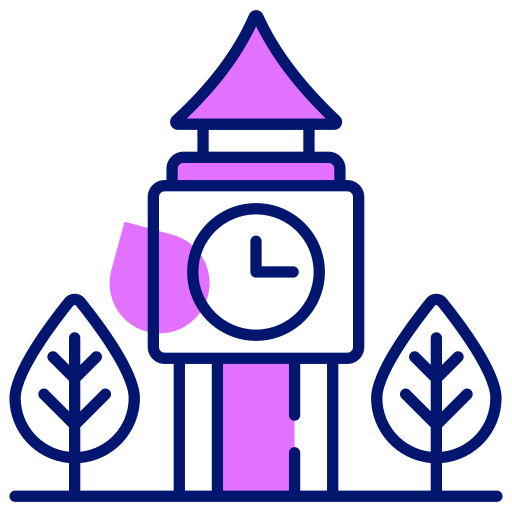klokkentoren Generic color lineal-color icoon