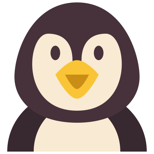 pingwin Generic color fill ikona