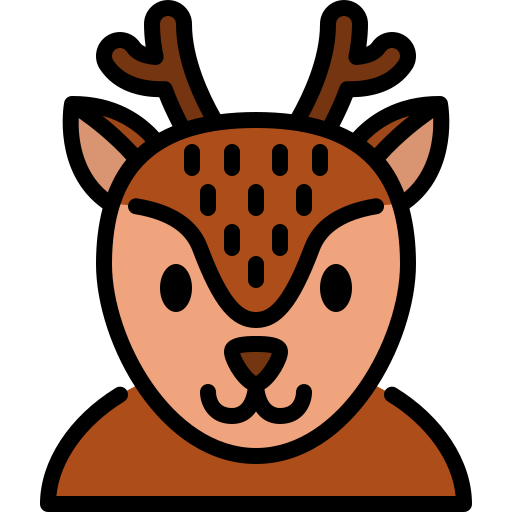 鹿 Generic color lineal-color icon