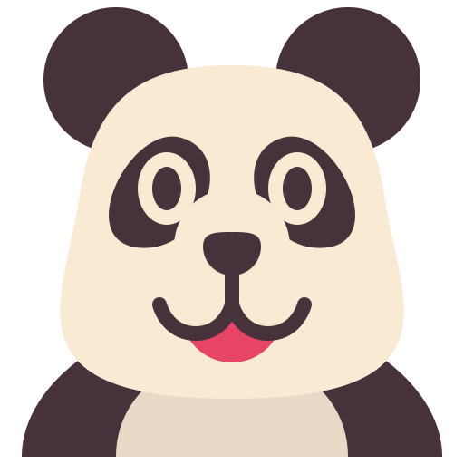 oso panda Generic color fill icono