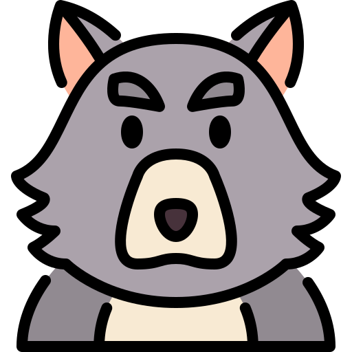wolf Generic color lineal-color icon
