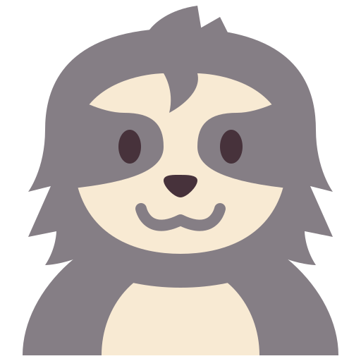 Sloth Generic color fill icon