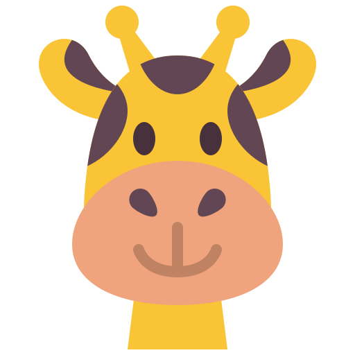 giraffe Generic color fill icoon