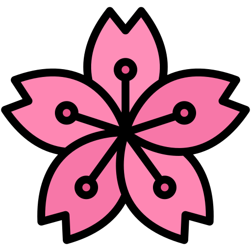 Cherry blossom Generic color lineal-color icon