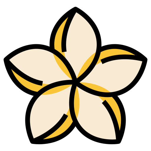 plumeria Generic color lineal-color icono