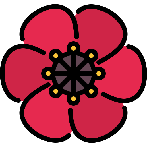 Poppy Generic color lineal-color icon