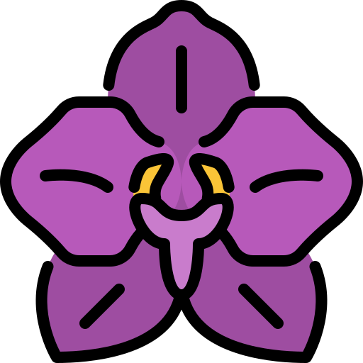 Orchid Generic color lineal-color icon