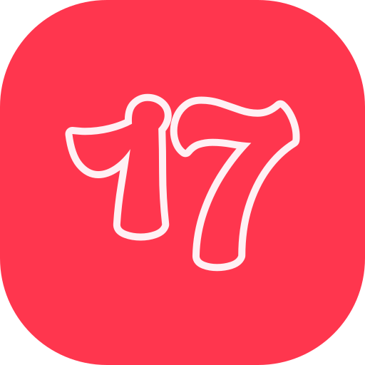 nummer 17 Generic color fill icon
