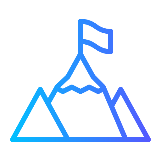 góra Generic gradient outline ikona
