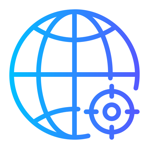 세계 Generic gradient outline icon
