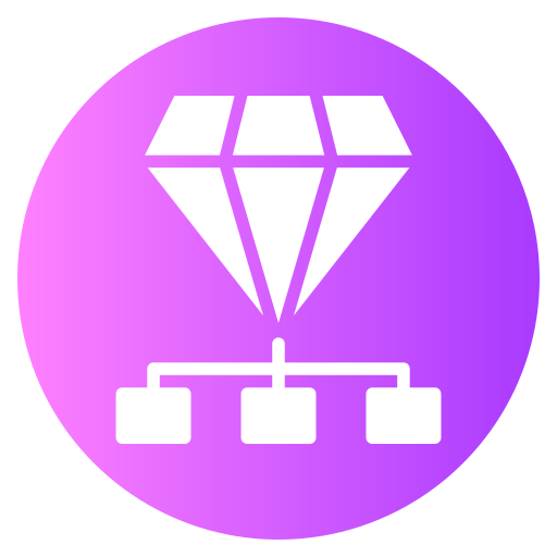 다이아몬드 Generic gradient fill icon