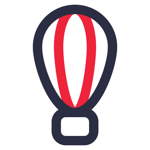 globo aerostático Generic color outline icono