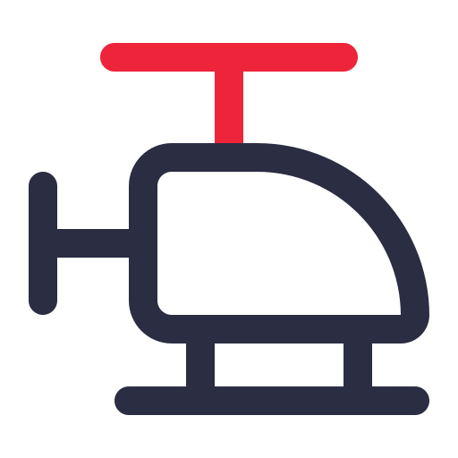 헬리콥터 Generic color outline icon