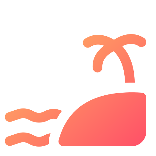 海岸 Generic gradient fill icon