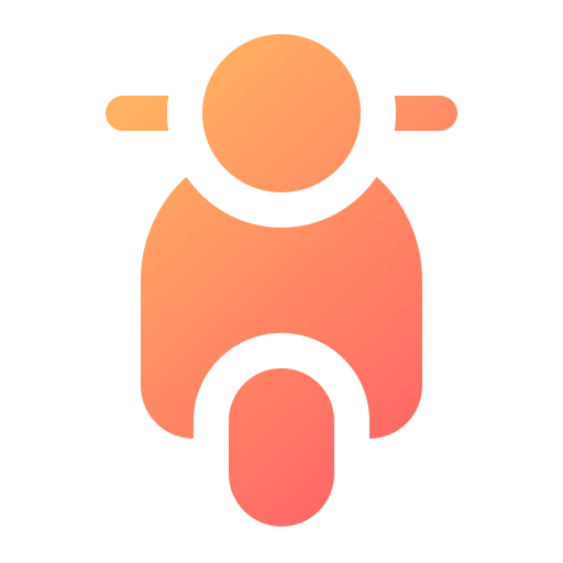 Motor bike Generic gradient fill icon