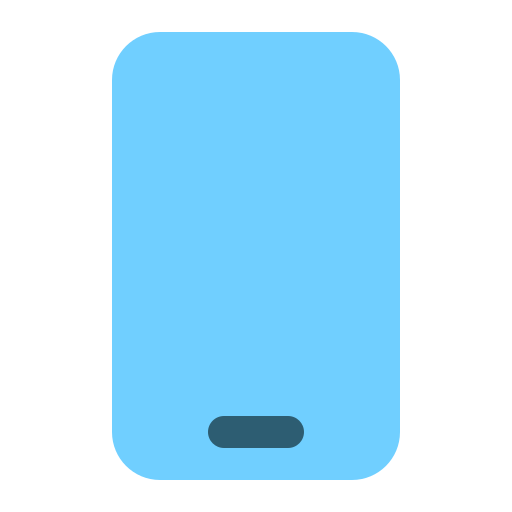 telefon komórkowy Generic color fill ikona