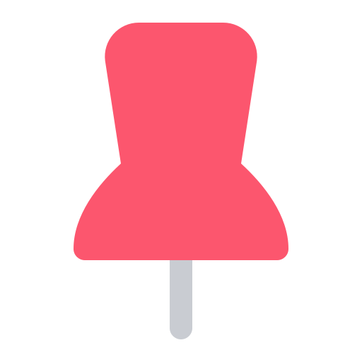 プッシュピン Generic color fill icon