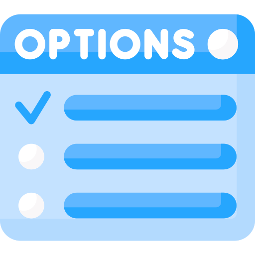 opciones Special Flat icono