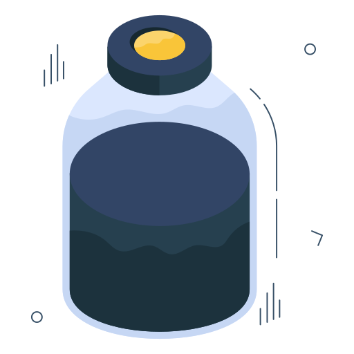 Syrup bottle Generic color fill icon