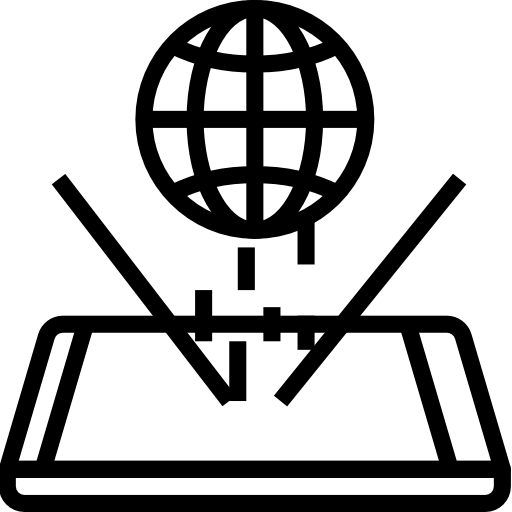 ologramma turkkub Lineal icona