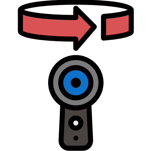 cámara 360 turkkub Lineal Color icono