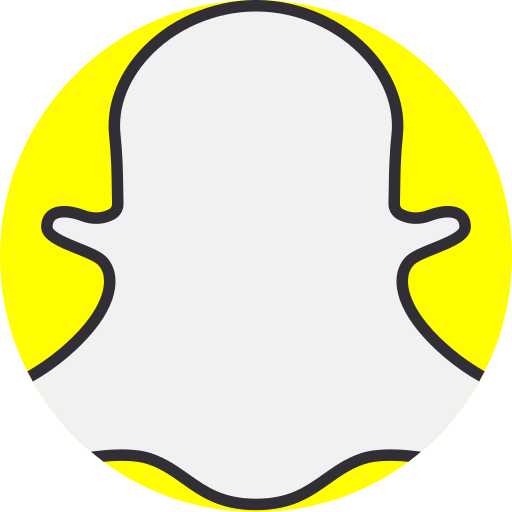 snapchat Detailed Flat Circular Flat ikona