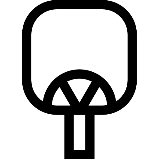 uchiwa Basic Straight Lineal icono