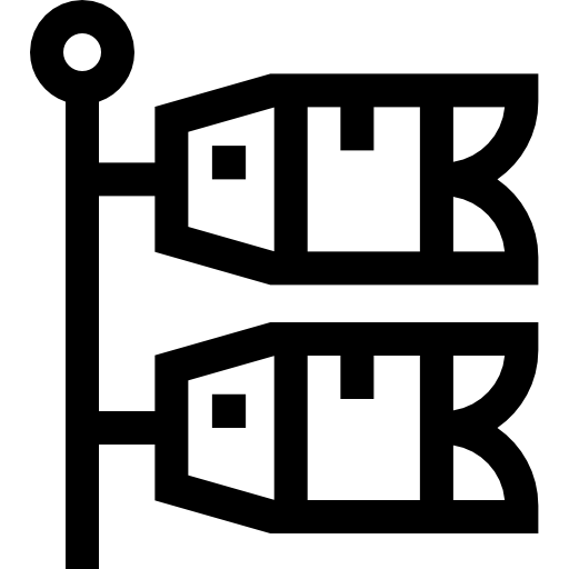 koinobori Basic Straight Lineal icono