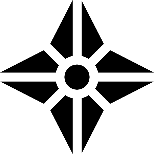 shuriken Basic Straight Filled icon