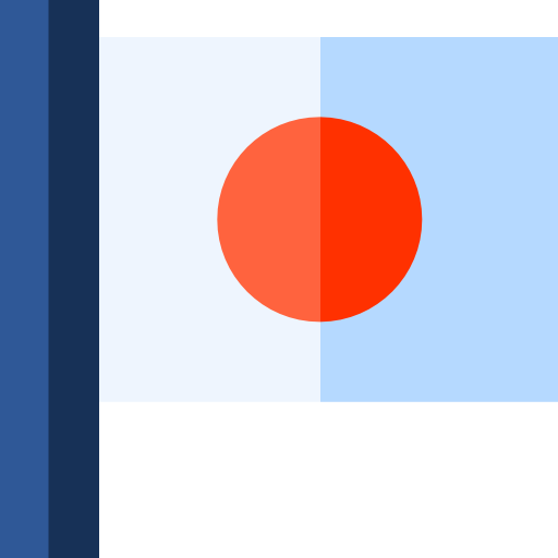 japonia Basic Straight Flat ikona