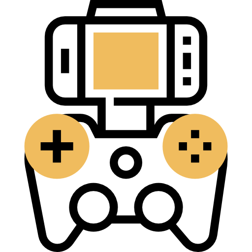 joystick Meticulous Yellow shadow icon