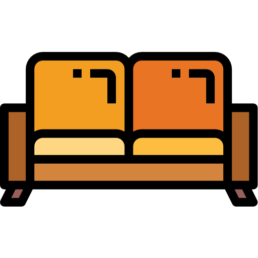 sofa Smalllikeart Lineal Color icon