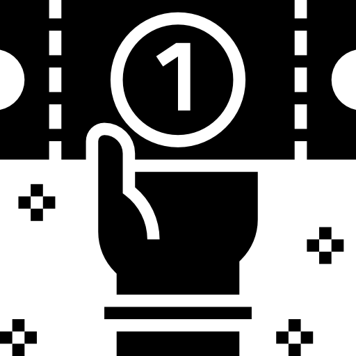 billet Meticulous Glyph Icône