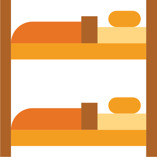 이층 침대 Smalllikeart Flat icon