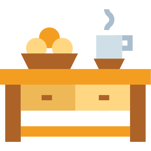 コーヒーテーブル Smalllikeart Flat icon