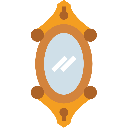 鏡 Smalllikeart Flat icon