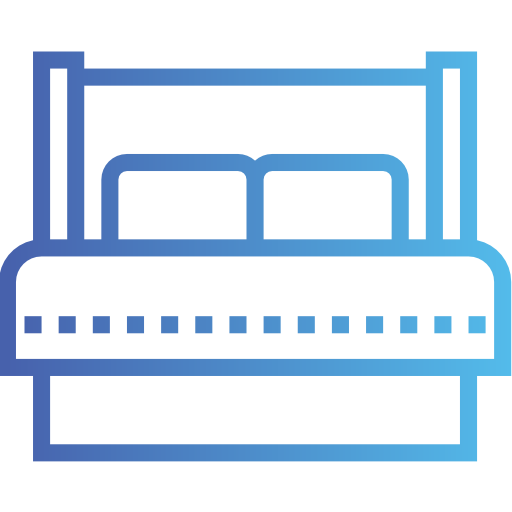 łóżko Smalllikeart Gradient ikona