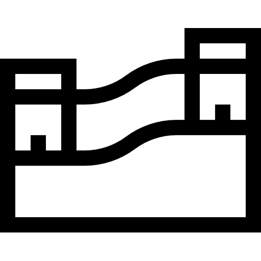 万里の長城 Basic Straight Lineal icon