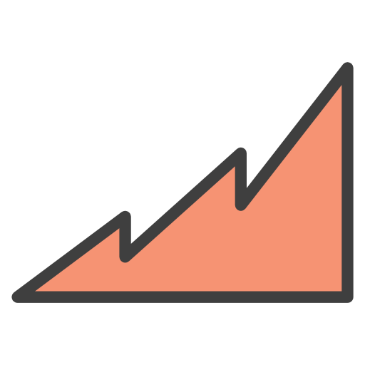 Chart Generic color lineal-color icon