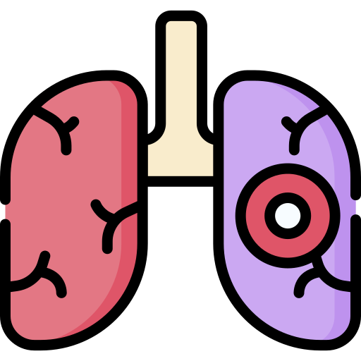 pulmones Special Lineal color icono