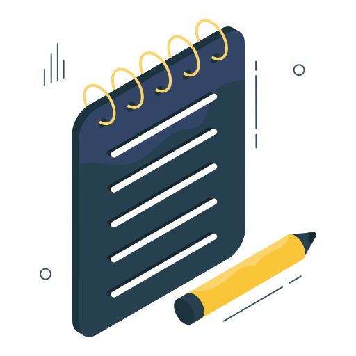 Notepad Generic color fill icon