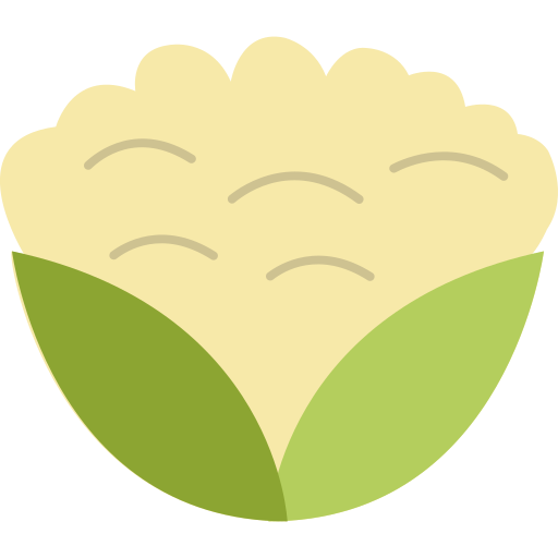 Cauliflower Generic color fill icon