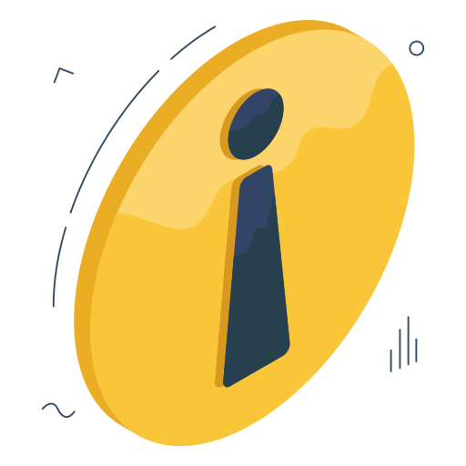 señal de información Generic color fill icono