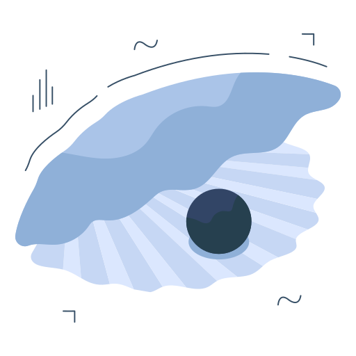 貝殻 Generic color fill icon