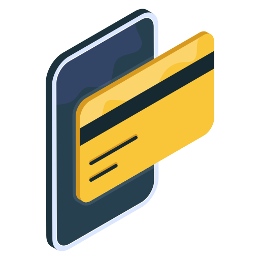 モバイルクレジットカード Generic color fill icon
