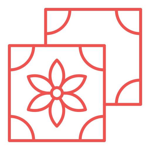 keramische tegels Generic color outline icoon