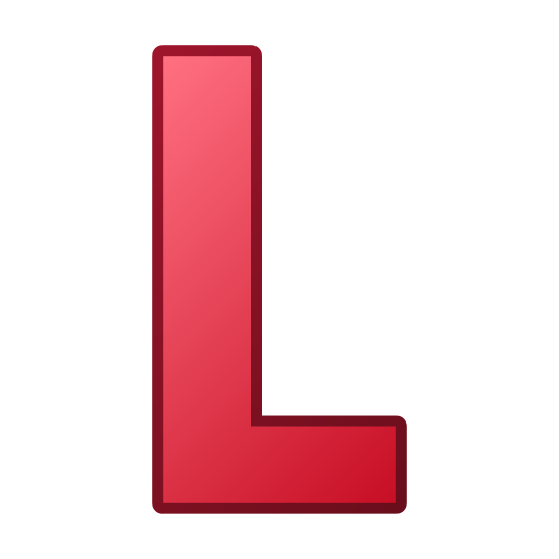 buchstabe l Generic gradient lineal-color icon