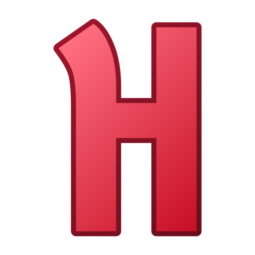 편지 h Generic gradient lineal-color icon