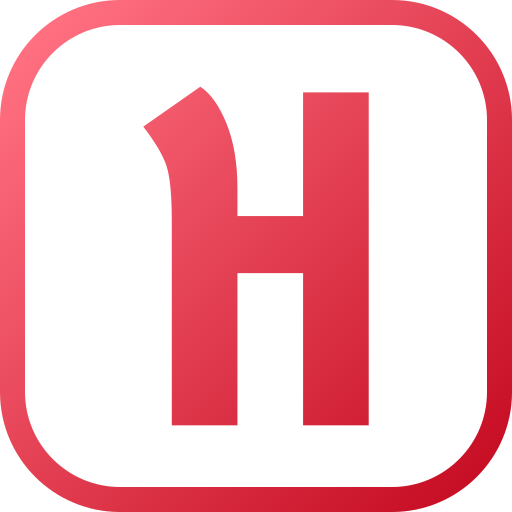 litera h Generic gradient fill ikona